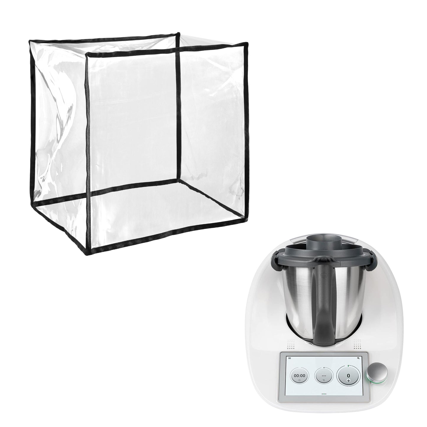kwmobile Cover Compatible with Thermomix TM5 / TM6 - Food Processor Dust Cover - Protective Hood