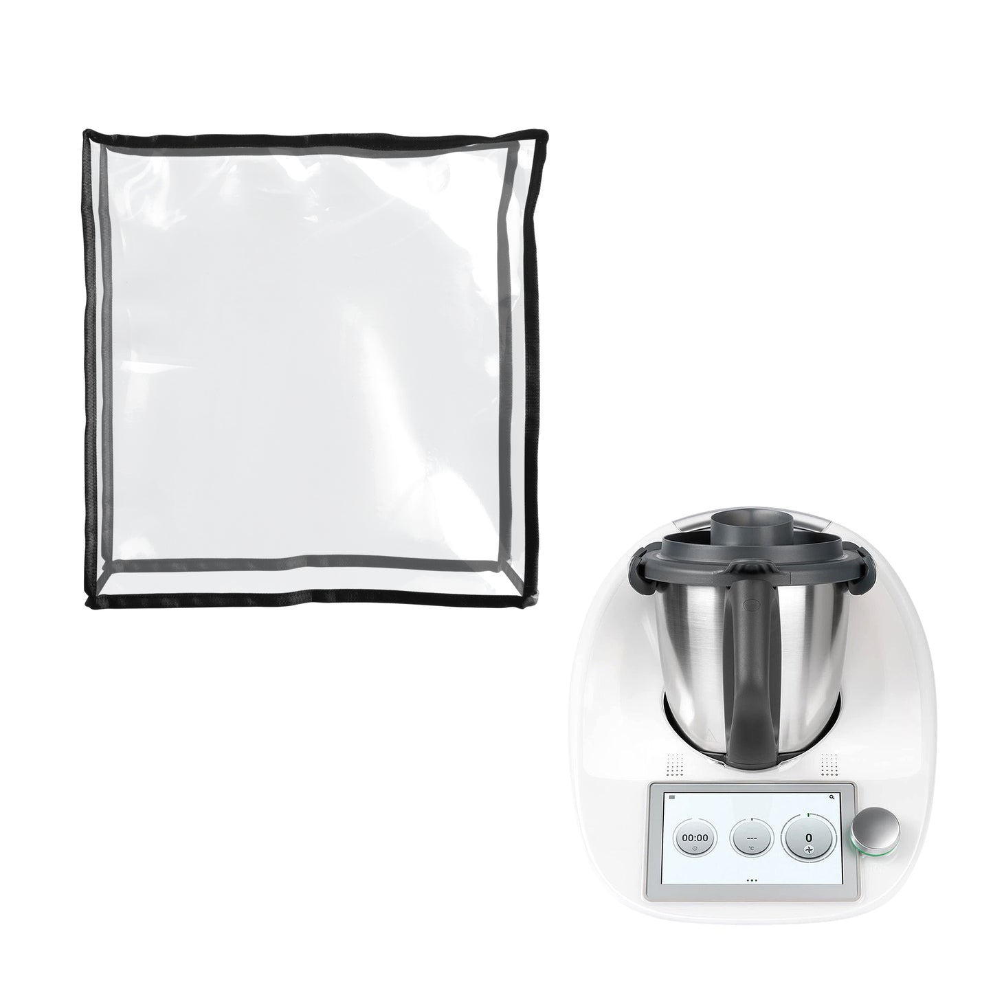 kwmobile Cover Compatible with Thermomix TM5 / TM6 - Food Processor Dust Cover - Protective Hood