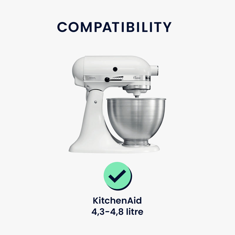 kwmobile Cover compatible with KitchenAid 4.3-4.8 Liter with 3 Pockets Stand Mixer Dust Cover Hood