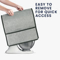kwmobile Cover compatible with KitchenAid 4.3-4.8 Liter with 3 Pockets Stand Mixer Dust Cover Hood