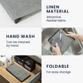 kwmobile Cover compatible with KitchenAid 4.3-4.8 Liter with 3 Pockets Stand Mixer Dust Cover Hood