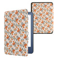 kwmobile Cover for Amazon Kindle (2022/2024) Case - eReader Flip Case with Auto Sleep Function - Library Motto