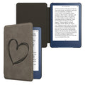 kwmobile Protective Case for Amazon Kindle (2022/2024) Cover - eReader Case Made of Faux Leather with Auto Sleep Function