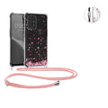 kwmobile Necklace Case kompatibel mit Oppo A94 (5G) Hülle - Silikon Cover mit Handykette - Mehrfarbig Transparent Wildblumen Ranke Mehrfarbig  [dsg02]