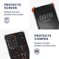 kwmobile Necklace Case compatible with Oppo A94 (5G) Silicone Cover with Phone Chain Cherry Blossom Petals