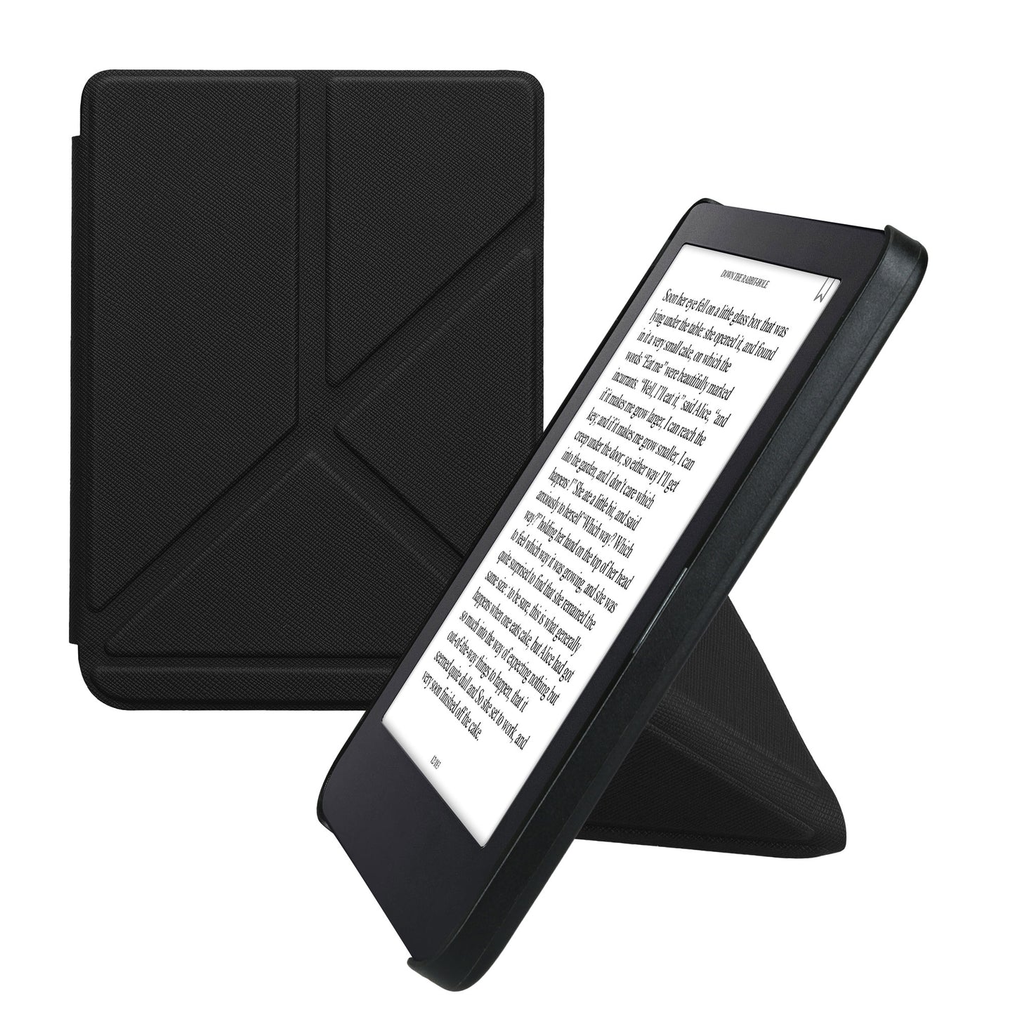 kwmobile Protective Case for Kobo Clara 2E / Tolino Shine 4 Case - eReader Flip Case with Auto Sleep Function - Cover with Stand