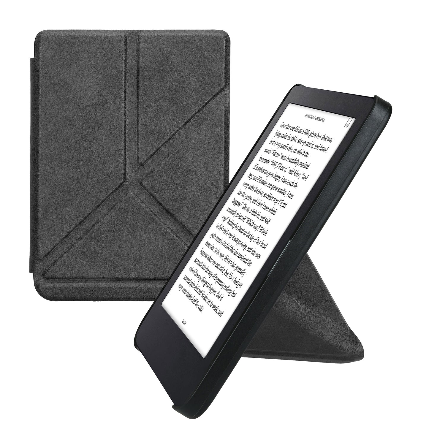 kwmobile Protective Case for Kobo Clara 2E / Tolino Shine 4 Case - eReader Flip Case with Auto Sleep Function - Cover with Stand