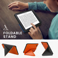 kwmobile Protective Case for Kobo Clara 2E / Tolino Shine 4 Case - eReader Flip Case with Auto Sleep Function - Cover with Stand