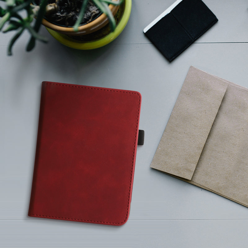 kwmobile Flip Case compatible with Kobo Clara 2E / Tolino Shine 4 - Hand Strap - Cover