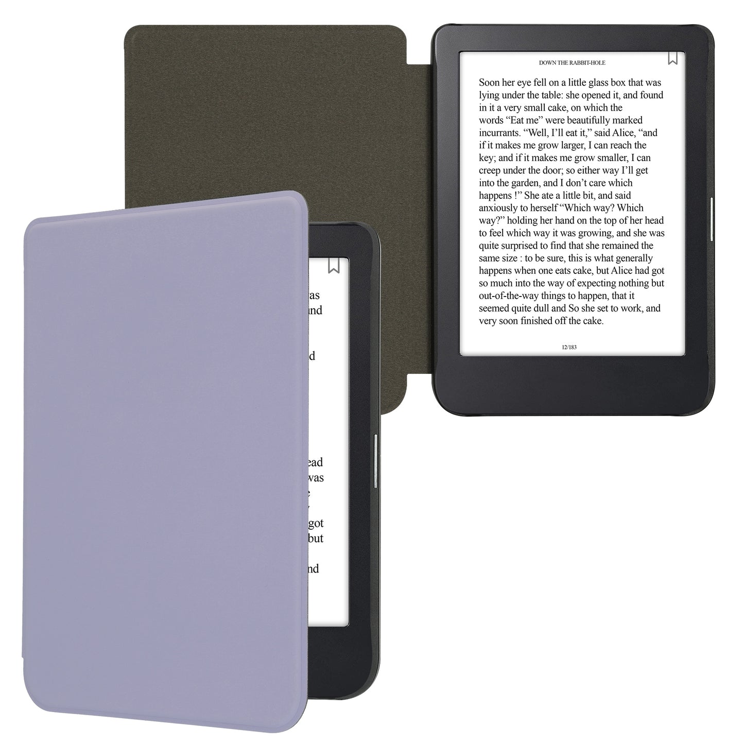 kwmobile Folding Case compatible with Kobo Clara 2E / Tolino Shine 4 Case - eReader Case made of Faux Leather - Cover
