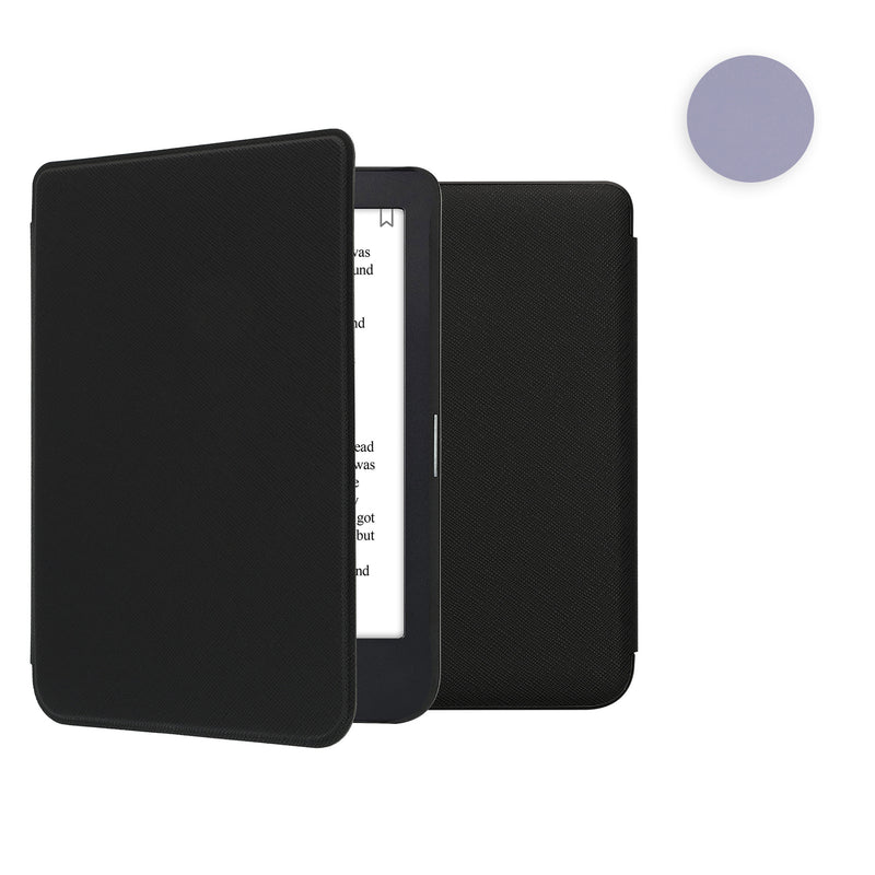kwmobile Klapphülle kompatibel mit Kobo Clara 2E / Tolino Shine 4 Hülle - eReader Case aus Kunstleder - Cover - Dunkelgrün Dunkelgrün  