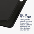 kwmobile Folding Case compatible with Kobo Clara 2E / Tolino Shine 4 Case - eReader Case made of Faux Leather - Cover