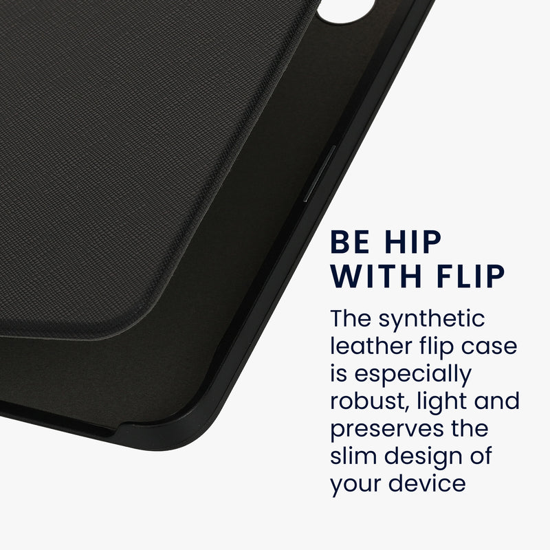 kwmobile Folding Case compatible with Kobo Clara 2E / Tolino Shine 4 Case - eReader Case made of Faux Leather - Cover