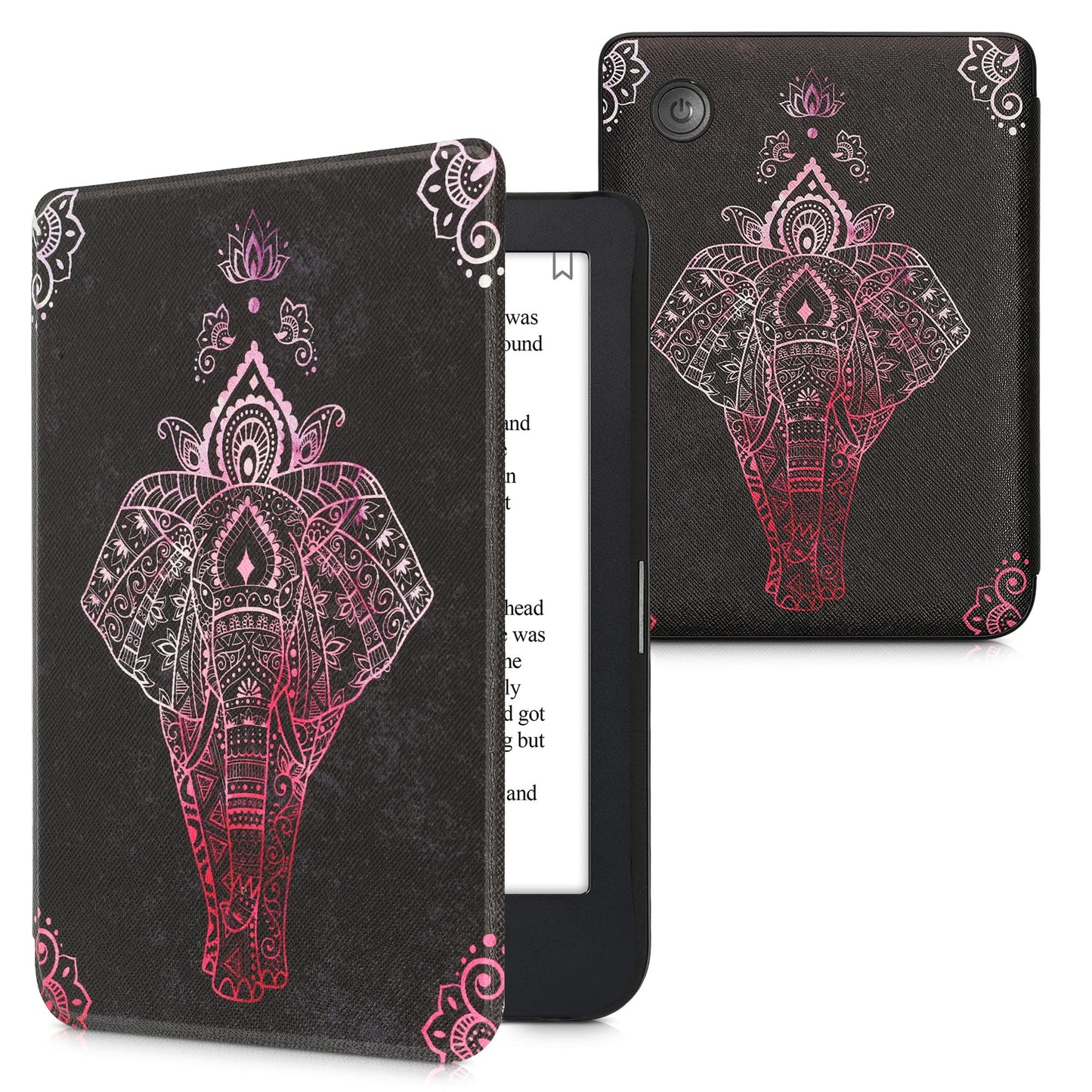kwmobile Protective Case for Kobo Clara 2E / Tolino Shine 4 Case - eReader Flip Case with Auto Sleep Function