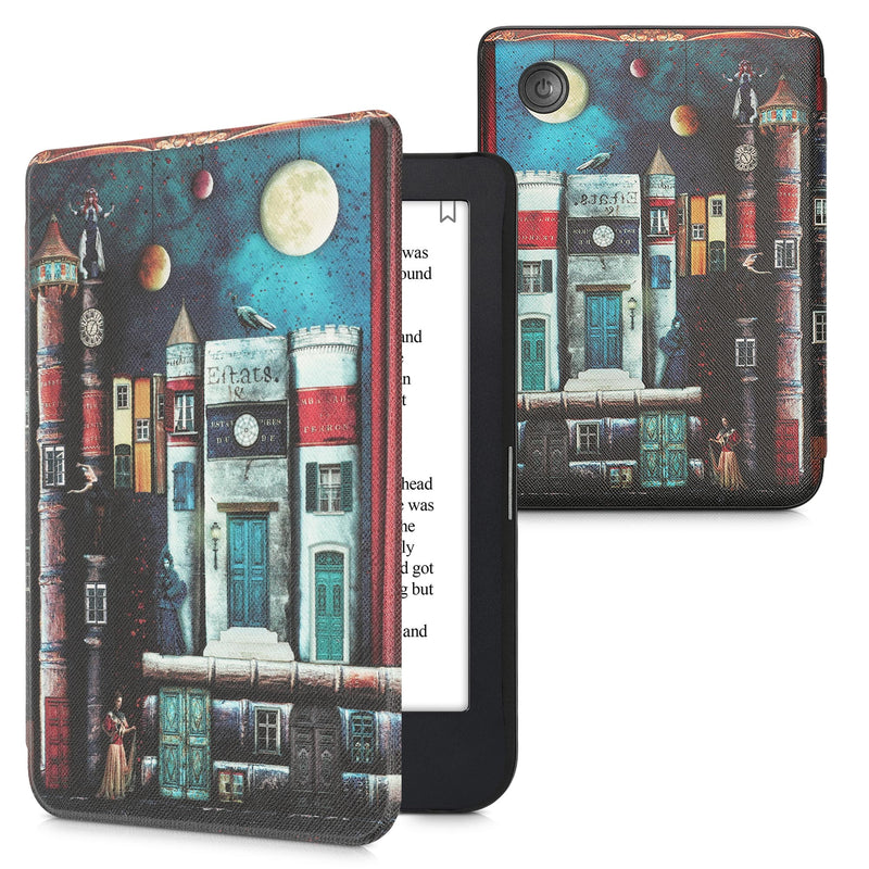kwmobile Protective Case for Kobo Clara 2E / Tolino Shine 4 Case - eReader Flip Case with Auto Sleep Function