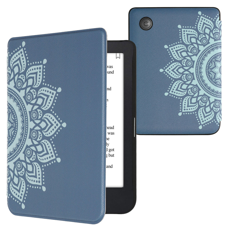 kwmobile Protective Case for Kobo Clara 2E / Tolino Shine 4 Case - eReader Flip Case with Auto Sleep Function