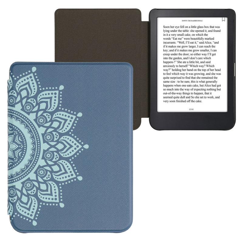 kwmobile Protective Case for Kobo Clara 2E / Tolino Shine 4 Case - eReader Flip Case with Auto Sleep Function