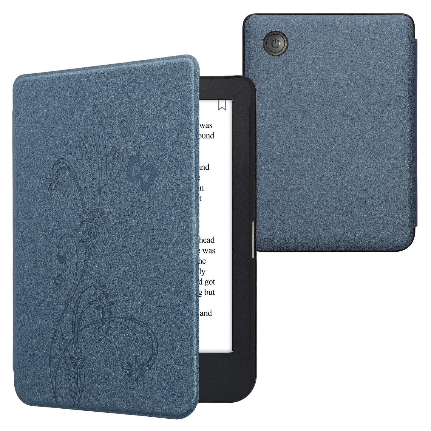 kwmobile Protective Case for Kobo Clara 2E / Tolino Shine 4 Case - eReader Flip Case with Auto Sleep Function