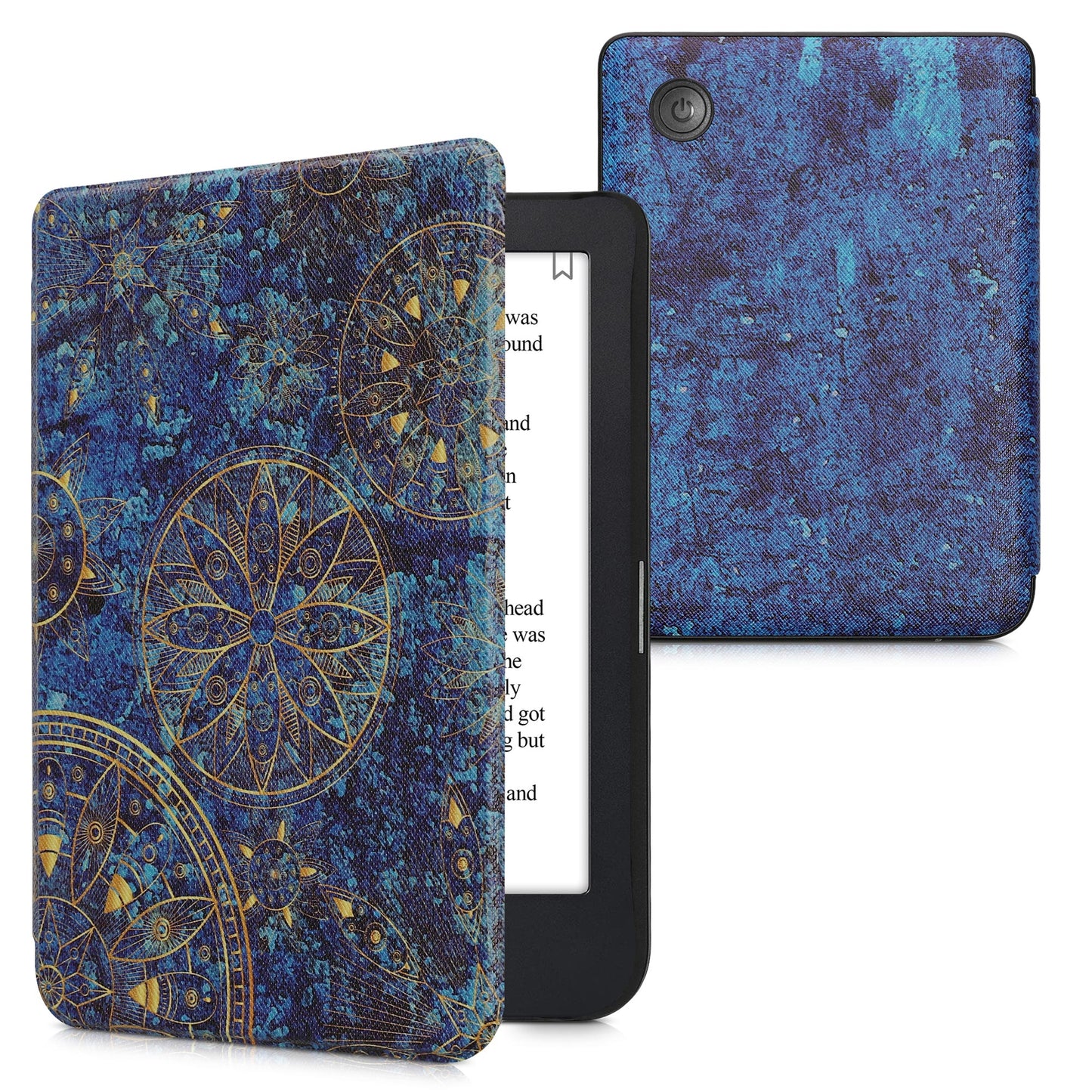 kwmobile Protective Case for Kobo Clara 2E / Tolino Shine 4 Case - eReader Flip Case with Auto Sleep Function