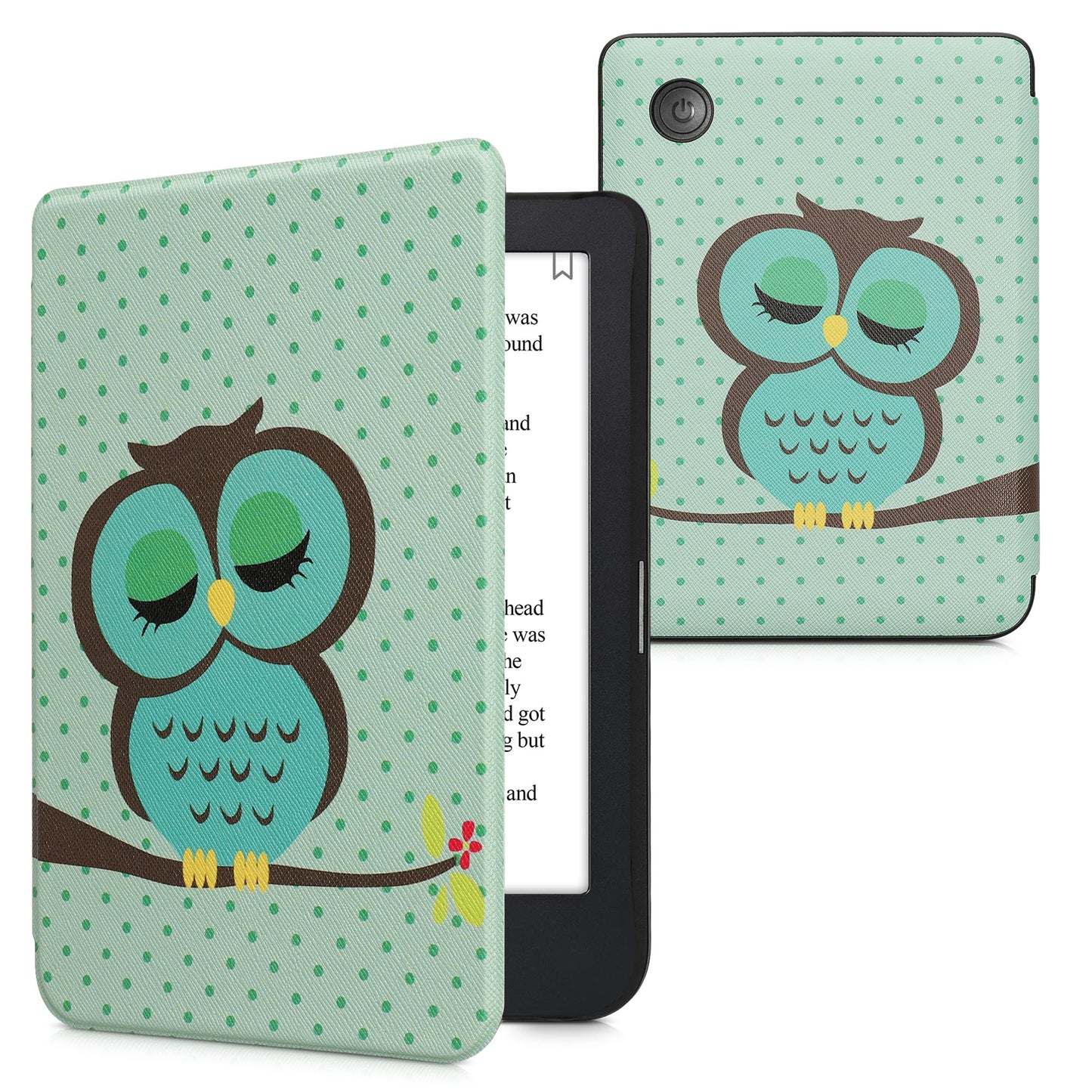 kwmobile Protective Case for Kobo Clara 2E / Tolino Shine 4 Case - eReader Flip Case with Auto Sleep Function