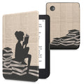 kwmobile Protective Case for Kobo Clara 2E / Tolino Shine 4 Case - eReader Flip Case with Auto Sleep Function