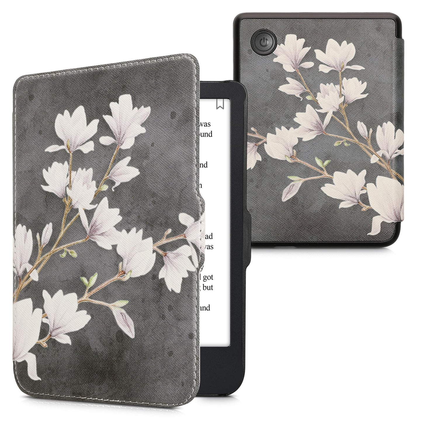 kwmobile Protective Case for Kobo Clara 2E / Tolino Shine 4 Case - eReader Flip Case with Auto Sleep Function