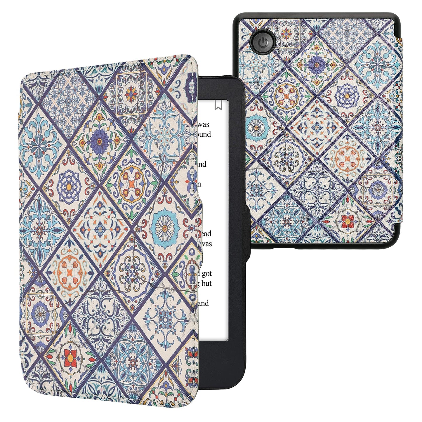 kwmobile Protective Case for Kobo Clara 2E / Tolino Shine 4 Case - eReader Flip Case with Auto Sleep Function