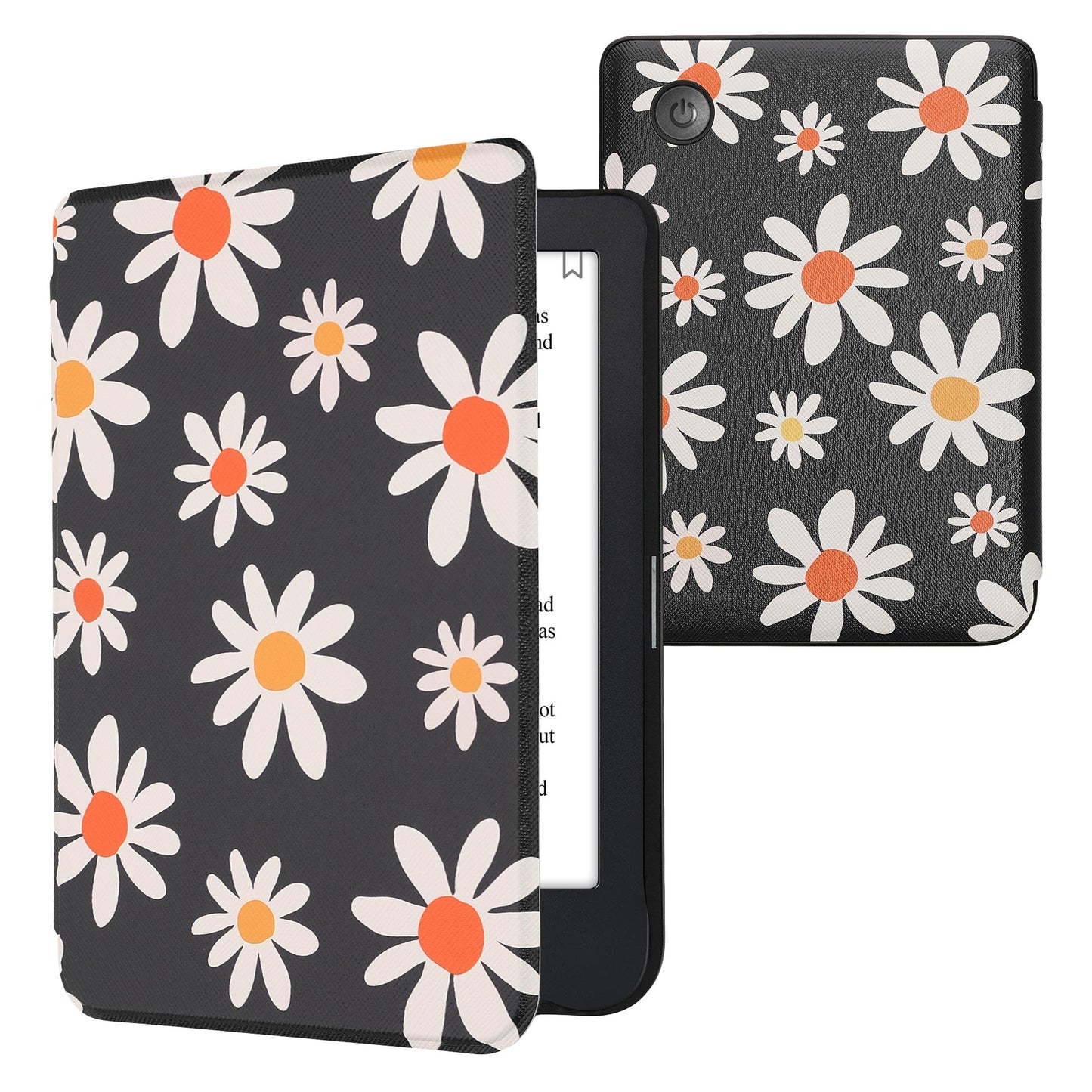 kwmobile Protective Case for Kobo Clara 2E / Tolino Shine 4 Case - eReader Flip Case with Auto Sleep Function