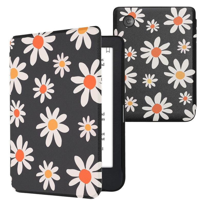 kwmobile Protective Case for Kobo Clara 2E / Tolino Shine 4 Case - eReader Flip Case with Auto Sleep Function