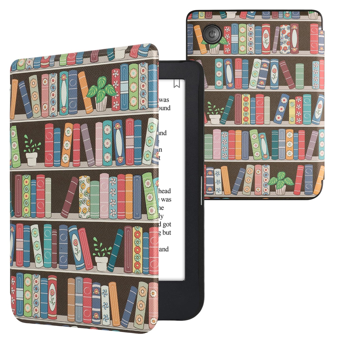 kwmobile Protective Case for Kobo Clara 2E / Tolino Shine 4 Case - eReader Flip Case with Auto Sleep Function