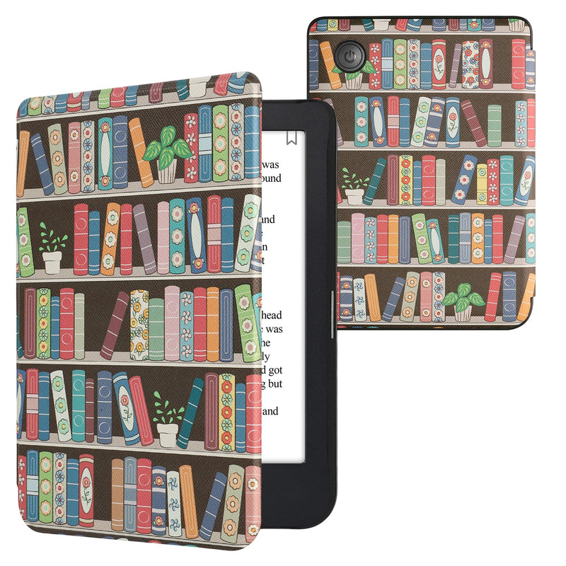 kwmobile Protective Case for Kobo Clara 2E / Tolino Shine 4 Case - eReader Flip Case with Auto Sleep Function