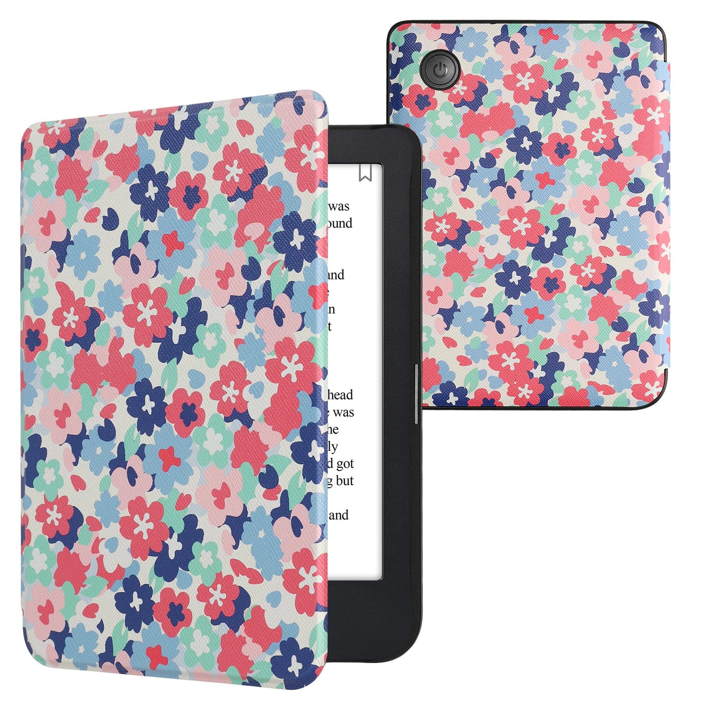 kwmobile Protective Case for Kobo Clara 2E / Tolino Shine 4 Case - eReader Flip Case with Auto Sleep Function