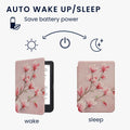 kwmobile Protective Case for Kobo Clara 2E / Tolino Shine 4 Case - eReader Flip Case with Auto Sleep Function