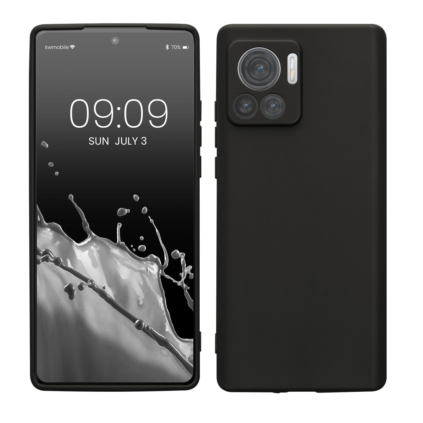 kwmobile Motorola Edge 30 Ultra Case - Soft Silicone Cover - Protective Phone Case