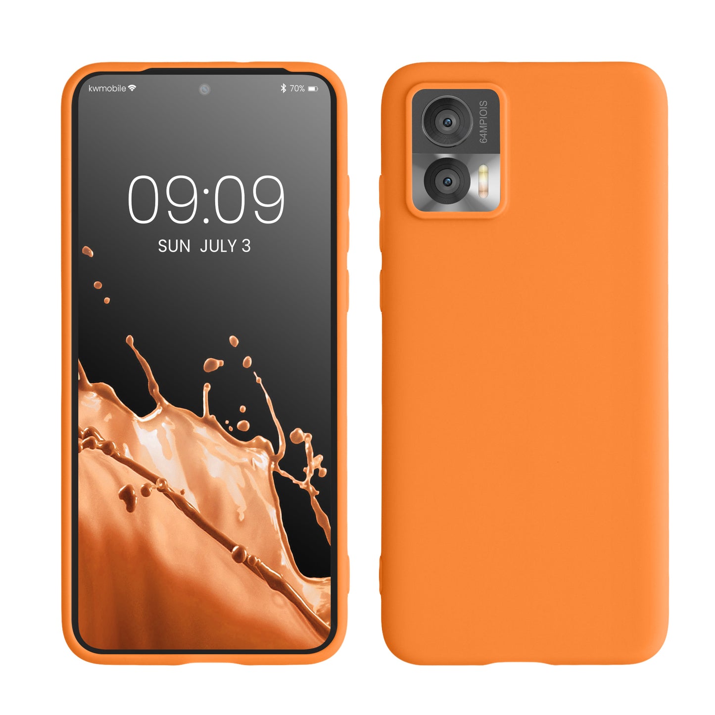 kwmobile Phone Case for Motorola Edge 30 Neo - Wireless Charging - Protective Cover