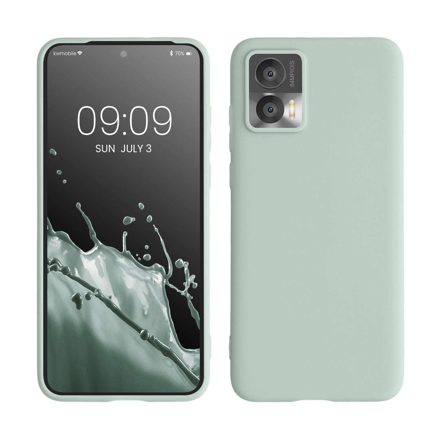 kwmobile Phone Case for Motorola Edge 30 Neo - Wireless Charging - Protective Cover