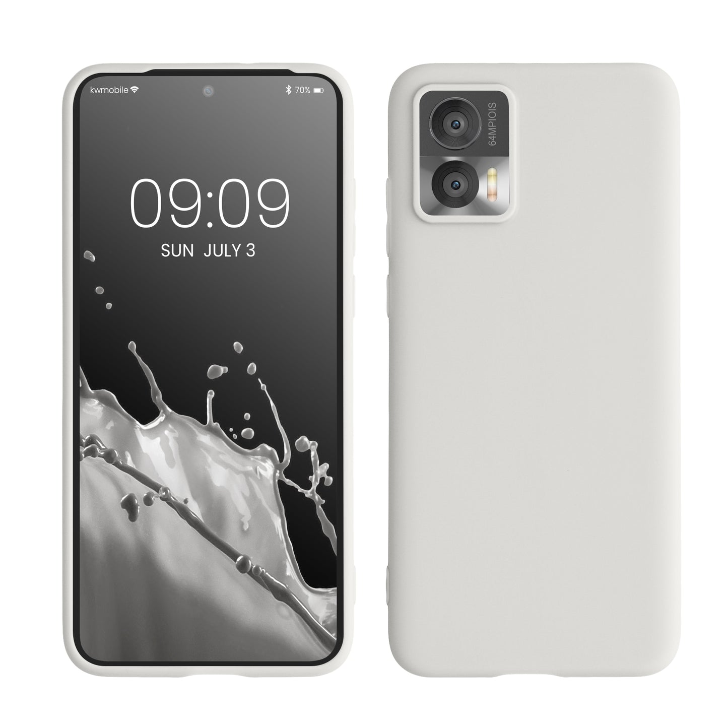 kwmobile Phone Case for Motorola Edge 30 Neo - Wireless Charging - Protective Cover