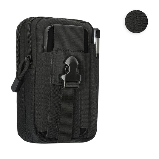 kwmobile Universal Gürteltasche für XL - 6,7/6,8" Handys - Gürtel Handytasche Outdoor Gürtelschlaufe - Handyhalterung mit Tasche 17,2 x 10 cm Schwarz Schwarz XL 