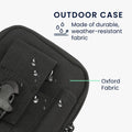 kwmobile Universal Belt Pouch for Cell Phones - Belt Cell Phone Case Outdoor Belt Loop - Phone Holder with Pouch 17.2 x 10 cm