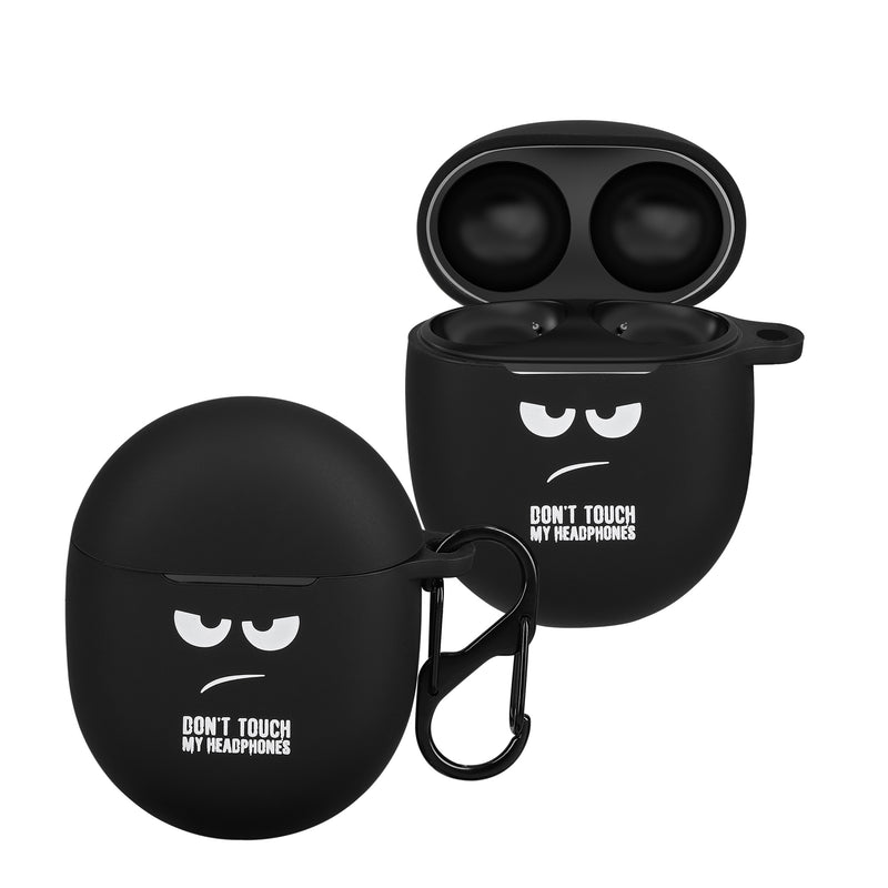 Silicone Case for Google Pixel Buds Pro 2 / Pixel Buds Pro Don't touch my Headphones Design