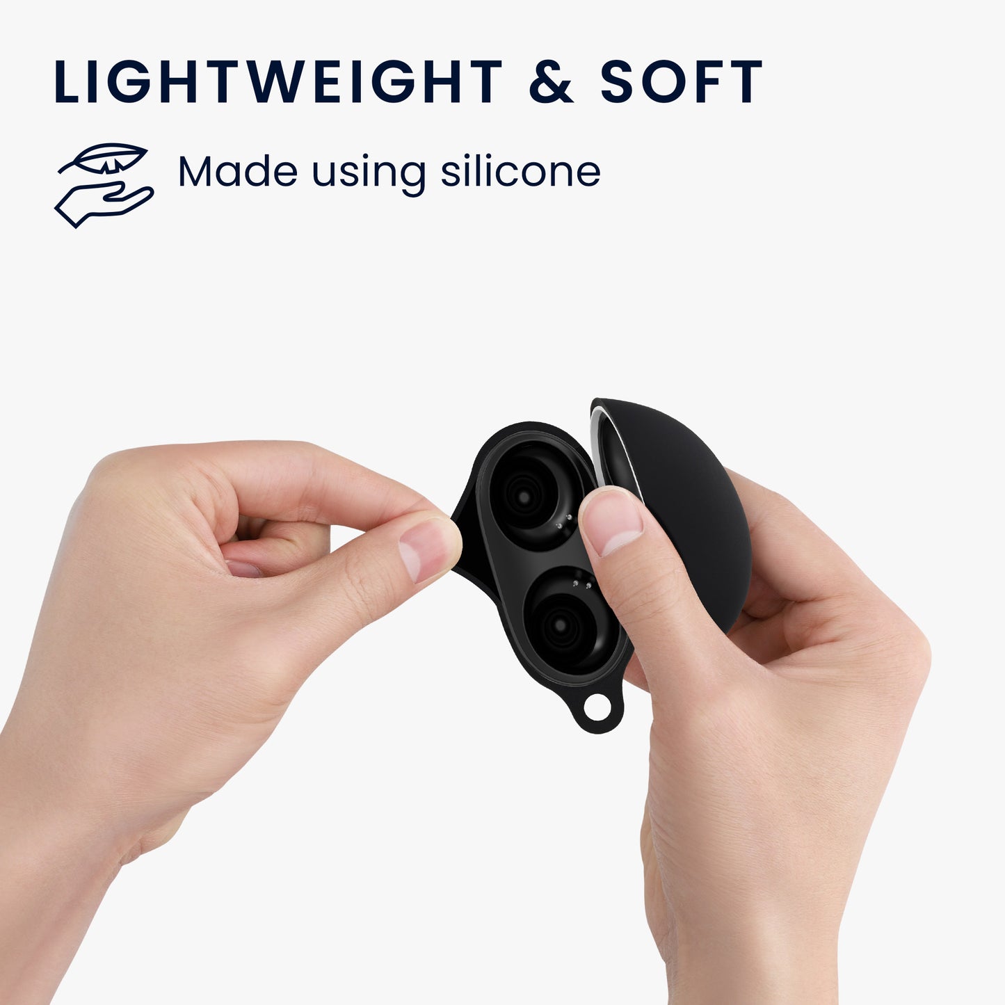 Silicone Case for Google Pixel Buds Pro 2 / Pixel Buds Pro Don't touch my Headphones Design