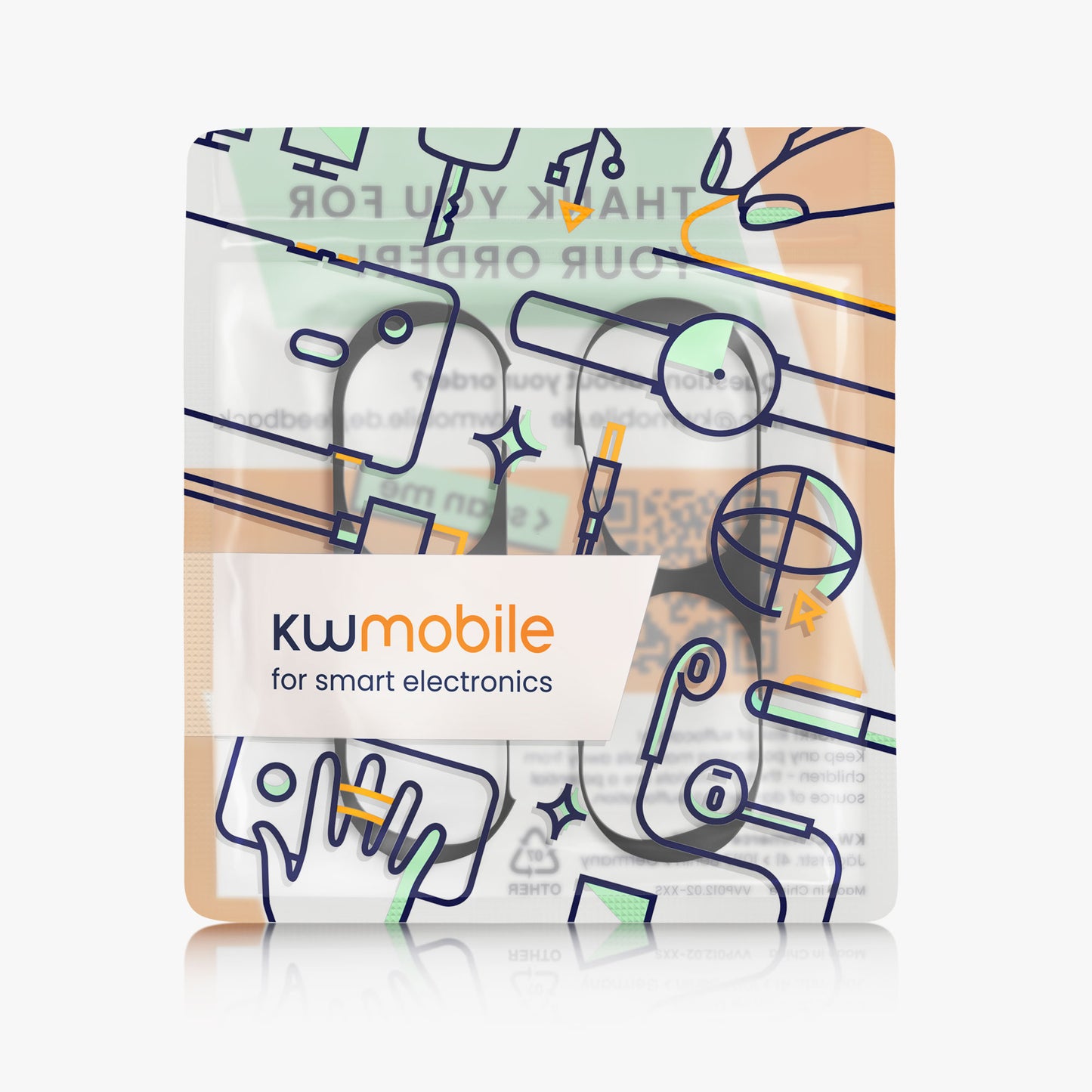 kwmobile Dust Protection Stickers compatible with Apple AirPods Pro 2 Metal Dust Guard Skin