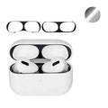 kwmobile Staubschutz Sticker kompatibel mit Apple Airpods Pro 2 - Metallstaub Schutz Aufkleber Skins in Gold Gold  