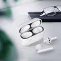 kwmobile Dust Protection Stickers compatible with Apple AirPods Pro 2 Metal Dust Guard Skin