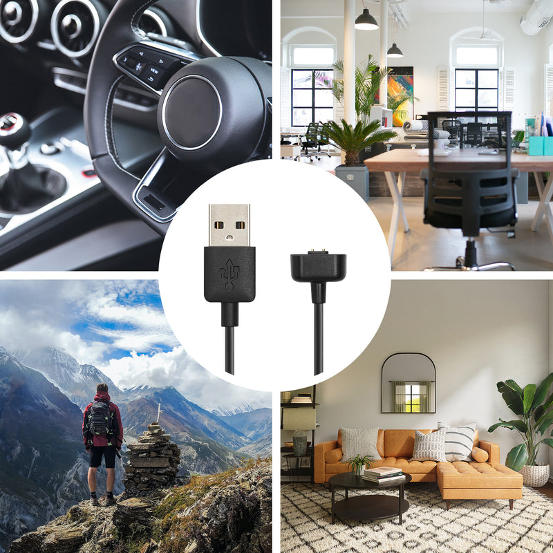kwmobile USB Cable Charger compatible with Amazfit Band 7 Charging Cable Smart Watch Replacement Cable Fitness Tracker Charging Cable
