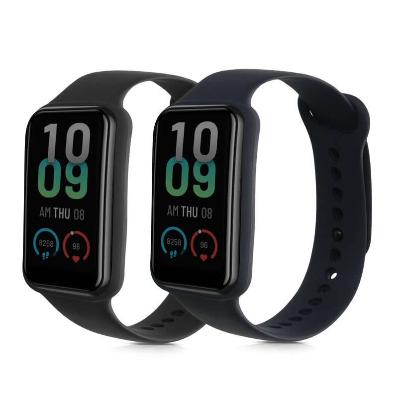 kwmobile Watch Strap for Amazfit Band 7 Bracelet Fitness Tracker Band Set Replacement Strap Smartwatch
