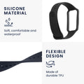 kwmobile Watch Strap for Amazfit Band 7 Bracelet Fitness Tracker Band Set Replacement Strap Smartwatch