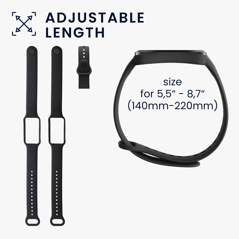kwmobile Watch Strap for Amazfit Band 7 Bracelet Fitness Tracker Band Set Replacement Strap Smartwatch