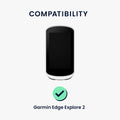 kwmobile Case Compatible with Garmin Edge Explore 2 GPS Cycling Case Protective Cover