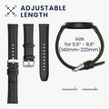 kwmobile Watch Strap for Xiaomi Watch S4 / S4 Sport / S3 / S2 / Watch S1 Active / Watch 5 Active - Replacement Fitness Tracker Strap with Watch Clasp - Smartwatch Replacement Strap